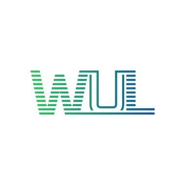 Modern WUL Logo Tasarımı. Harf WUL İş Kimliği Minimalist, Profesyonel ve Çok Yönlü Markalaştırma Simgesi