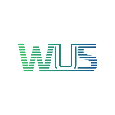 Modern WUS Logo Tasarımı. İş Kimliği için WUS Minimalist, Profesyonel ve Çok Yönlü Markalaştırma Simgesi