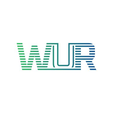 Modern WUR Logo Tasarımı. İş Kimliği için WUR Minimalist, Profesyonel ve Çok Yönlü Markalaştırma Simgesi
