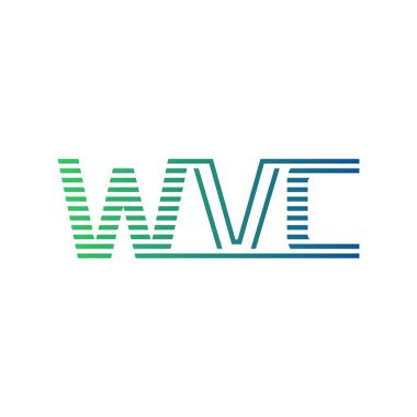 Modern WVC Logo Tasarımı. İş Kimliği için WVC Minimalist, Profesyonel ve Çok Yönlü Markalaştırma Simgesi