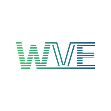 Modern WVE Logo Tasarımı. Harf WVE İş Kimliği Minimalist, Profesyonel ve Çok Yönlü Markalaştırma Simgesi