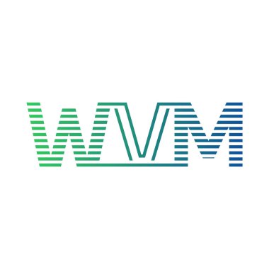 Modern WVM Logo Tasarımı. İş Kimliği için WVM Minimalist, Profesyonel ve Çok Yönlü Markalaştırma Simgesi