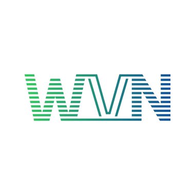 Modern WVN Logo Tasarımı. İş Kimliği için WVN Minimalist, Profesyonel ve Çok Yönlü Marka Simgesi
