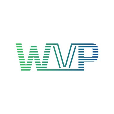 Modern WVP Logo Tasarımı. Harf WVP İş Kimliği Minimalist, Profesyonel ve Çok Yönlü Marka Simgesi