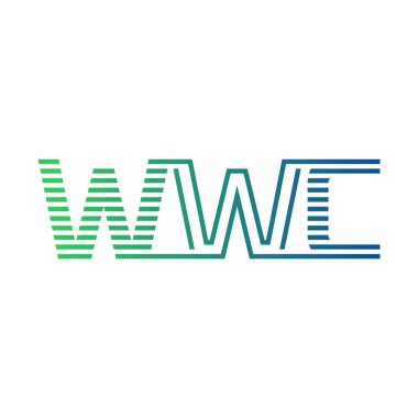Modern WWC Logo Tasarımı. İş Kimliği için WWC Minimalist, Profesyonel ve Çok Yönlü Markalaştırma Simgesi