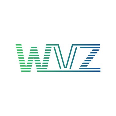 Modern WVZ Logo Tasarımı. İş Kimliği için WVZ Minimalist, Profesyonel ve Çok Yönlü Markalaştırma Simgesi