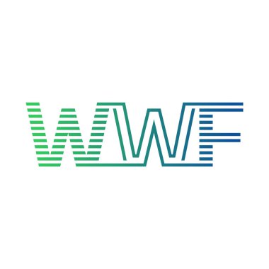 Modern WWF Logo Tasarımı. İş Kimliği için WWF Minimalist, Profesyonel ve Çok Yönlü Markalaştırma Simgesi