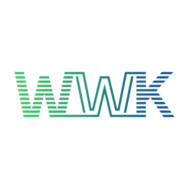 Modern WWK Logo Tasarımı. İş Kimliği için WWK Minimalist, Profesyonel ve Çok Yönlü Markalaştırma Simgesi