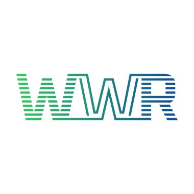 Modern WWR Logo Tasarımı. WWR Minimalist, Profesyonel ve Çok Yönlü İşletme Kimliği Simgesi