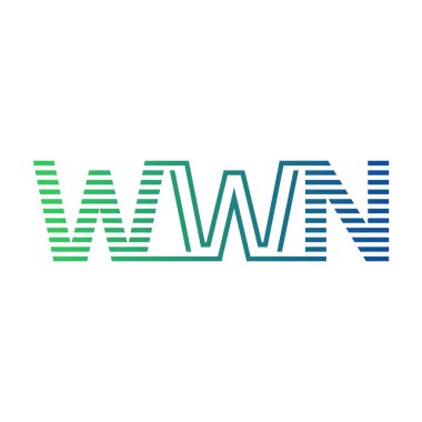 Modern WWN Logo Tasarımı. WWN Minimalist, Profesyonel ve Çok Yönlü İşletme Kimliği Simgesi