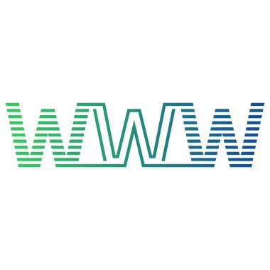 Modern WWW Logo Tasarımı. İş Kimliği için WWW Minimalist, Profesyonel ve Çok Yönlü Markalaştırma Simgesi