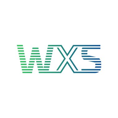 Modern WXS Logo Tasarımı. İş Kimliği için WXS Minimalist, Profesyonel ve Çok Yönlü Markalaştırma Simgesi