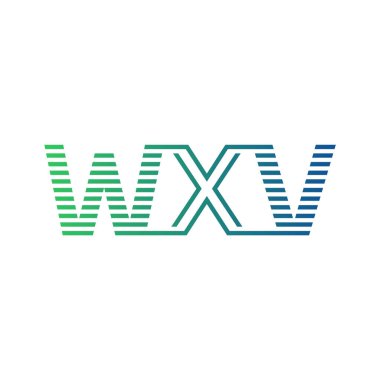 Modern WXV Logo Tasarımı. İş Kimliği için WXV Minimalist, Profesyonel ve Çok Yönlü Markalaştırma Simgesi