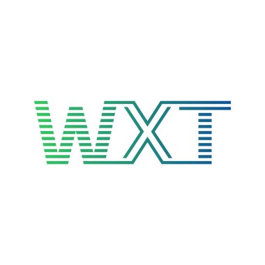 Modern WXT Logo Tasarımı. İş Kimliği için WXT Minimalist, Profesyonel ve Çok Yönlü Markalaştırma Simgesi