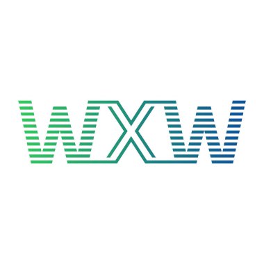 Modern WXW Logo Tasarımı. İş Kimliği için WXW Minimalist, Profesyonel ve Çok Yönlü Markalaştırma Simgesi