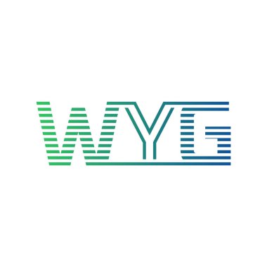 Modern WYG Logo Tasarımı. İş Kimliği için WYG Minimalist, Profesyonel ve Çok Yönlü Markalaştırma Simgesi