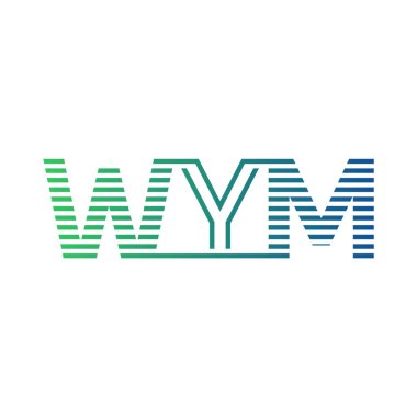 Modern WYM Logo Tasarımı. İş Kimliği için WYM Minimalist, Profesyonel ve Çok Yönlü Markalaştırma Simgesi
