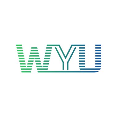 Modern WYU Logo Tasarımı. WYU Minimalist, Profesyonel ve Çok Yönlü İşletme Kimliği Simgesi