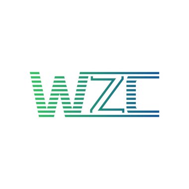 Modern WZC Logo Tasarımı. İş Kimliği için WZC Minimalist, Profesyonel ve Çok Yönlü Markalaştırma Simgesi
