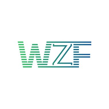 Modern WZF Logo Tasarımı. İş Kimliği için WZF Minimalist, Profesyonel ve Çok Yönlü Markalaştırma Simgesi