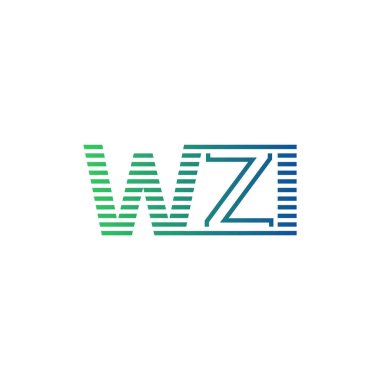 Modern WZI Logo Tasarımı. İş Kimliği için WZI Minimalist, Profesyonel ve Çok Yönlü Markalaştırma Simgesi