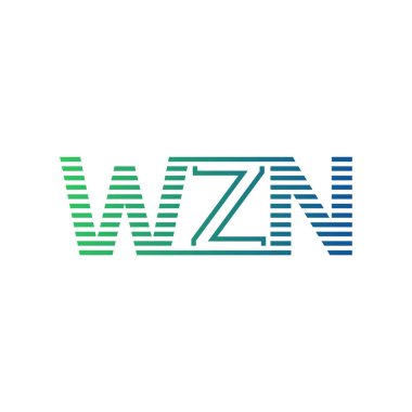 Modern WZN Logo Tasarımı. İş Kimliği için WZN Minimalist, Profesyonel ve Çok Yönlü Marka Simgesi
