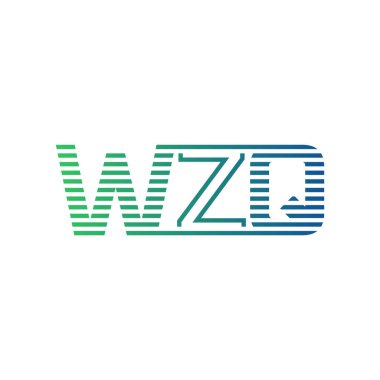 Modern WZQ Logo Tasarımı. İş Kimliği için WZQ Minimalist, Profesyonel ve Çok Yönlü Markalaştırma Simgesi