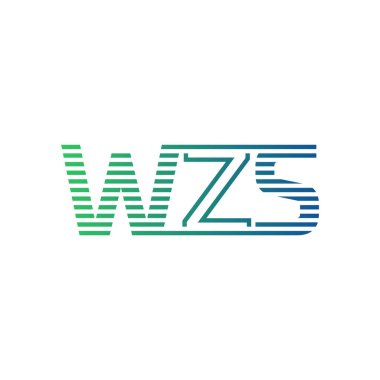 Modern WZS Logo Tasarımı. İş Kimliği için WZS Minimalist, Profesyonel ve Çok Yönlü Markalaştırma Simgesi
