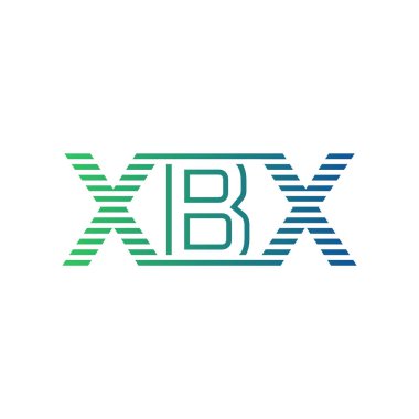 Modern XBX Logo Tasarımı. İşletme Kimliği İçin XBX Minimalist, Profesyonel ve Çok Yönlü Markalaştırma Simgesi