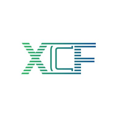 Modern XCF Logo Tasarımı. XCF Minimalist, Profesyonel ve Çok Yönlü İşletme Kimliği Simgesi