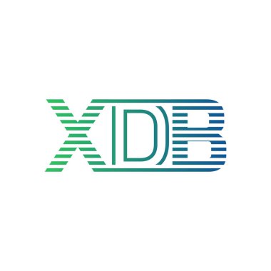 Modern XDB Logo Tasarımı. XDB Minimalist, Profesyonel ve Çok Yönlü İşletme Kimliği Simgesi