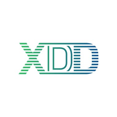 Modern XDD Logo Tasarımı. XDD Minimalist, Profesyonel ve Çok Yönlü İşletme Kimliği Simgesi