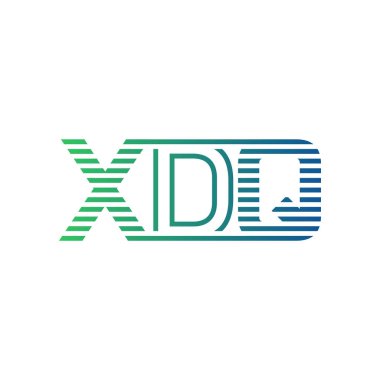 Modern XDQ Logo Tasarımı. XDQ Minimalist, Profesyonel ve Çok Yönlü İşletme Kimliği Simgesi