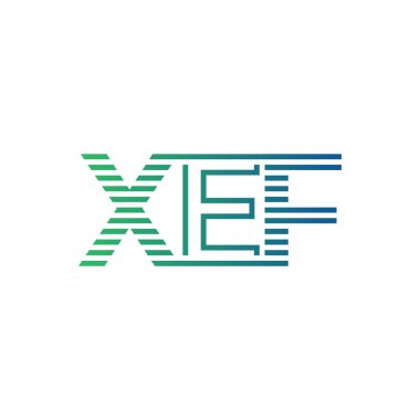 Modern XEF Logo Tasarımı. XEF Minimalist, Profesyonel ve Çok Yönlü İşletme Kimliği Simgesi