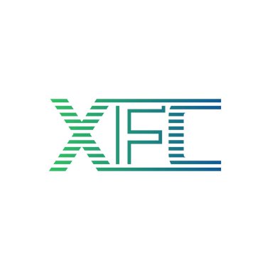 Modern XFC Logo Tasarımı. XFC İşletme Kimliği İçin Minimalist, Profesyonel ve Çok Yönlü Markalaştırma Simgesi