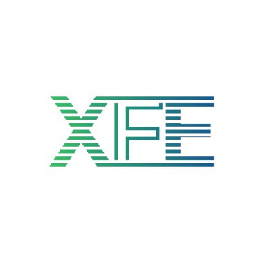 Modern XFE Logo Tasarımı. XFE Minimalist, Profesyonel ve Çok Yönlü İşletme Kimliği Simgesi
