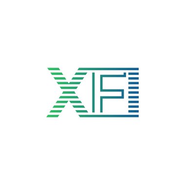 Modern XFI Logo Tasarımı. XFI Minimalist, Profesyonel ve Çok Yönlü İşletme Kimliği Simgesi