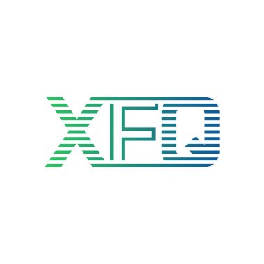 Modern XFQ Logo Tasarımı. XFQ Minimalist, Profesyonel ve Çok Yönlü İşletme Kimliği Simgesi