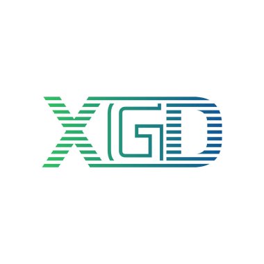Modern XGD Logo Tasarımı. XGD Minimalist, Profesyonel ve Çok Yönlü İşletme Kimliği Simgesi