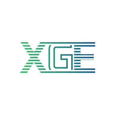 Modern XGE Logo Design. Letter XGE Minimalist, Professional, and Versatile Branding Icon for Business Identity clipart