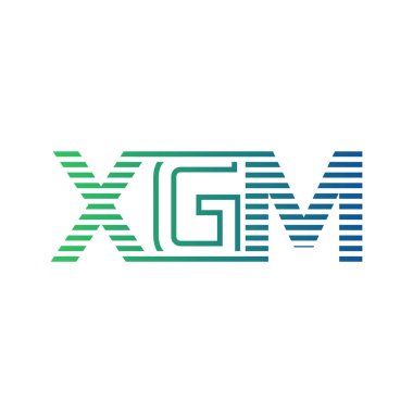 Modern XGM Logo Tasarımı. XGM Minimalist, Profesyonel ve Çok Yönlü İşletme Kimliği Simgesi