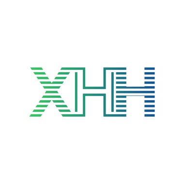 Modern XHH Logo Tasarımı. XHH Minimalist, Profesyonel ve İşletme Kimliği İçin Çok Yönlü Markalaştırma Simgesi