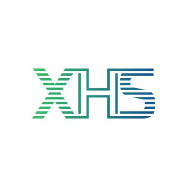 Modern XHS Logo Tasarımı. XHS Minimalist, Profesyonel ve İşletme Kimliği İçin Çok Yönlü Markalaştırma Simgesi