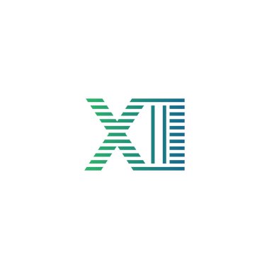 Modern XII Logo Tasarımı. XII. Harf Minimalist, Profesyonel ve İşletme Kimliği İçin Çok Yönlü Markalaşma Simgesi