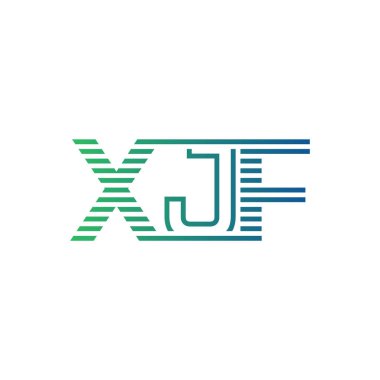 Modern XJF Logo Tasarımı. XJF Minimalist, Profesyonel ve Çok Yönlü İşletme Kimliği Simgesi