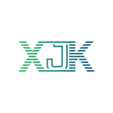 Modern XJK Logo Tasarımı. XJK Minimalist, Profesyonel ve Çok Yönlü İşletme Kimliği Simgesi