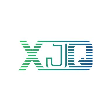 Modern XJQ Logo Tasarımı. XJQ Minimalist, Profesyonel ve Çok Yönlü İşletme Kimliği Simgesi