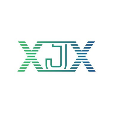Modern XJX Logo Tasarımı. XJX Harfi Minimalist, Profesyonel ve İşletme Kimliği İçin Çok Yönlü Markalaşma Simgesi