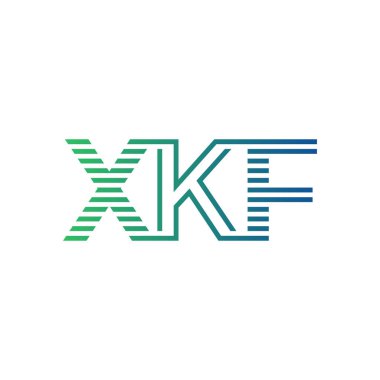 Modern XKF Logo Tasarımı. XKF Minimalist, Profesyonel ve Çok Yönlü İşletme Kimliği Simgesi