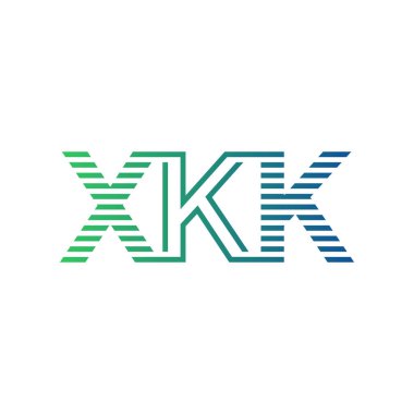 Modern XKK Logo Tasarımı. XKK Minimalist, Profesyonel ve Çok Yönlü İşletme Kimliği Simgesi